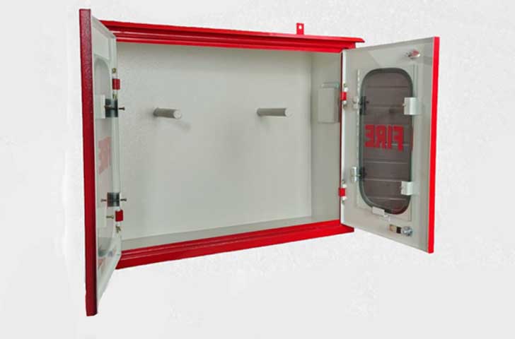 Capital Gains Double Door Hose Box - Side